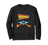 Back to the Future DeLorean and Logo Long Sleeve T-Shirt