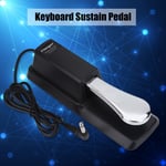 Foot Sustain Pedal Controller Switch For Electronic Keyboard Piano Guitar New UK