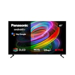 Panasonic TX-65MZ700B, 65 Inch 4K Ultra HD OLED Smart 2023 TV, High Dynamic Range (HDR), Dolby Atmos and Dolby Vision, Android TV, Google Assistant, Chromecast, 2 Feet Pedestal, Remote Control, Black