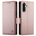 Samsung Galaxy A56 5G Fodral med Kortfack - Roséguld