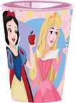 Disney Aurora Ariel Verre rose pour filles en plastique Princesses Blanche-Neige 260 ml avec bec pour boire facilement