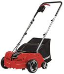 Einhell GC-SA 1231/1 Electric Lawn Scarifier And Aerator -- 1200W, 28L Catch Bag, Adjustable Working Depth -- Simple To Change Interchangeable Scarifying Rake And Lawn Aerator Rollers