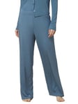 Triumph Women's Natural Spotlight Rib Trousers Pajama Bottom, Liberty Blue, 20