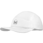 Buff Adults Unisex R-Solid Reflective Outdoor Running Baseball Cap - White - LXL