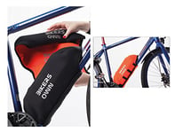 Bike Rsown CASE4RAIN Protection de chaîne de Batterie pour Cadre Yamaha, Unisexe, 012-6-04015, Noir/Orange, Taille Unique