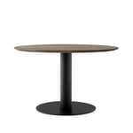 &Tradition In Between SK12 dining table Oak smoked oil matte black metal stand