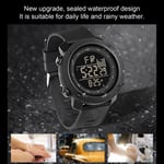 AXOC Black Plastic Waterproof Multifunctional Sports Watch For Cycling Camp