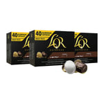 L'OR Forza Nespresso Compatible  3 x 40 - 120 Coffee Capsules