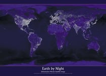 Empire 210470 Univers La terre la nuit Poster env. 91,5 x 61 cm