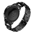 Rhinestone Metallarmband Garmin Vivoactive 4 Svart