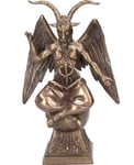 Bronsfärgad Baphomet Figur 24 cm