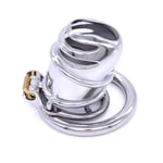 Luckly77 Male Anti Masturbation Chastity Device; Male Lock; Other Interesting Toys; Ring Shape With Anti Detaching Ring Privacy Convenience (Size : 50mm)