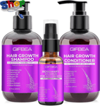 Prestige Hair  Growth  Shampoo  and  Conditioner  Set  W / Rosemary  Oil  Serum