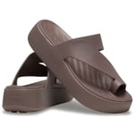 Crocs Getaway Platform Toe Loop Brun US W10 (EU 41-42) Dam