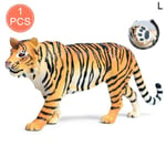 Yellow Bengal Tiger Animal Statue Model Toy Collectible L Siberian