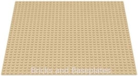 LEGO TAN BASEPLATE (Base Plate Board) 32x32 Pin 10 " x 10 " - BRAND NEW
