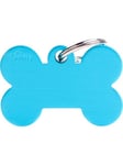 MyFamily ID Tag Basic collection Big Bone Light Blue in Aluminum