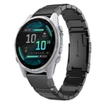 Garmin Fenix 8 AMOLED 43mm Klockarmband i rostfritt stål - Svart