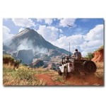 Chtshjdtb Uncharted 4 A Thiefs End Game Art Posters and Prints Canvas Painting Home Wall Decor -24X32 Inch No Frame 1 Pcs