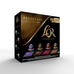 L'OR Espresso Breakfast Variety Box Coffee Pods x40 (Pack of 5, Total 200 Capsules)