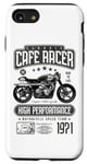 Coque pour iPhone SE (2020) / 7 / 8 Café Racer Moto Anniversaire Motard Né en 1971