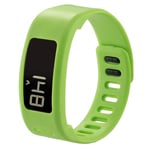 For Garmin Vivofit 1 Smart Watch Silicone Watch Band, Length: about 21cm(Green)