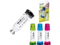 Oval Concealer I Tejp Oval Qbr-506 + Patron, Vit, 5 Mm X 6 M 160-2179