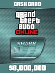 Grand Theft Auto Online - $8,000,000 Megalodon Shark Cash Card PC Activation Code