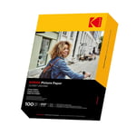 Kodak glansigt fotopapper 10x15 cm 230g, 100 ark