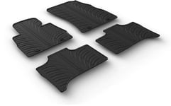 Gummimattor, kupé BMW X5 E53 1999-2006 (T profil 4-delar + monteringsk - BMW - X5 e53