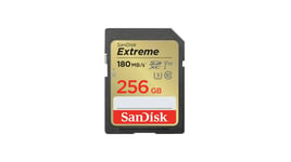 SanDisk Extreme Muistikortti 256G UHS-I (R180mb/ W80mb)