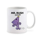 Detail Promo Gifts Personalised Mug Customised Photo Text Image Freshers Birthday Valentines Gift (MR Rush, Mug ONLY)