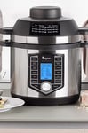 Multi Cooker Pressure 6L 12-in-1 Electric 1500W Air Fryer Grill Bake Non-Stick