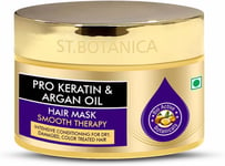 St.Botanica Pro Keratin and Argan Oil Hair Mask 200Ml with Pro Keratin & Argan O
