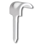 Letti 8-25P Klammer elförzinkad, plastbeläggning, 200-pack
