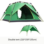 GUO Multi-person 360° Panoramic Family Camping Stable Steel Tube Structure 100% Waterproof Dome Frame Pop-up Tunnel Beach Awning Multi-person Tent-002
