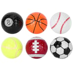 Balles de Sport de Golf, balles de Golf légères et durables, 6 pièces colorées pour Les débutants Clubs de Golf Amateurs de golfeurs Utilisation de la compétition