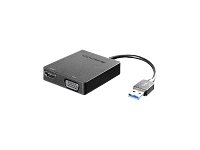 Lenovo Universal USB 3.0 to VGA/HDMI Adapter - Extern videoadapter - USB 3.0 - HDMI, VGA