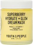 Youth to the People Superberry Hydrate + Glow Dream Mask - Hydrating Vegan Face 