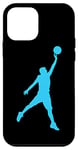 iPhone 12 mini Jumping Sports Basketball Game in Blue Color Case