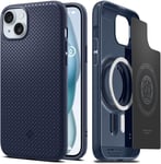 Spigen Mag Armor Magfit Case Magsafe Compatible with Iphone 15 - Navy Blue