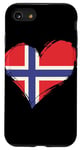 iPhone SE (2020) / 7 / 8 Norway flag in heart Norwegian Origin Pride Nordic Roots Case
