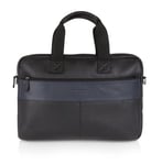 Silver Street London Men's Walter Premium Leather 14 Inch Laptop Shoulder Bag Office Briefcase for Work Business Travel Lightweight with Adjustable Shoulder Strap and Multiple Compartments