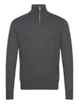 Jack & J S Jjeemil Knit Half Zip Noos Grå