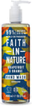 Faith In Nature Natural Grapefruit and Orange Hand Wash, Invigorating, Vegan an