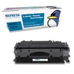 Refresh Cartridges Replacement Black CE505X/05X Toner Compatible With HP Printer