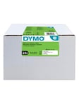 DYMO LabelWriter Originaladressetiketter | 28 mm × 89 mm | 24 rullar med 130 etiketter med baksida som lätt kan dras av (3 120 etiketter) | För LabelWriter-etikettskrivare