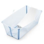 Baignoire Pliable Flexi Bath et Transat de Bain Flexi Bath - Bleu Océan