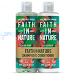 Faith in Nature Aloe Vera Rejuvenating Shampoo & Conditioner - 2 x