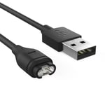 MoKo Charger Cable Compatible with Garmin Fenix 7/7S/7X/6/6S/6X Pro/5/5S/5X Plus/Vivoactive 3/4/4S/Forerunner 45/55/245/745/945/Venu 2S/2 Plus/Instinct, USB Data Sync Charging Cable - Black